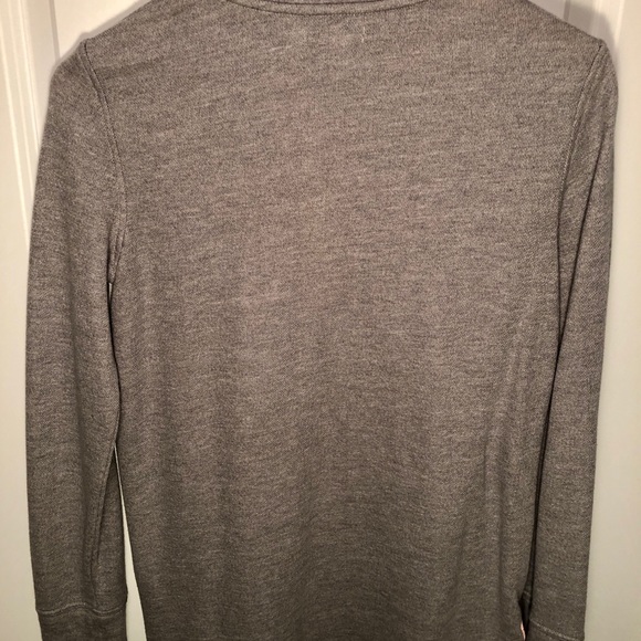 Gray w/ Pink Vineyard Vines Sweater Front Zip - Picture 4 of 4